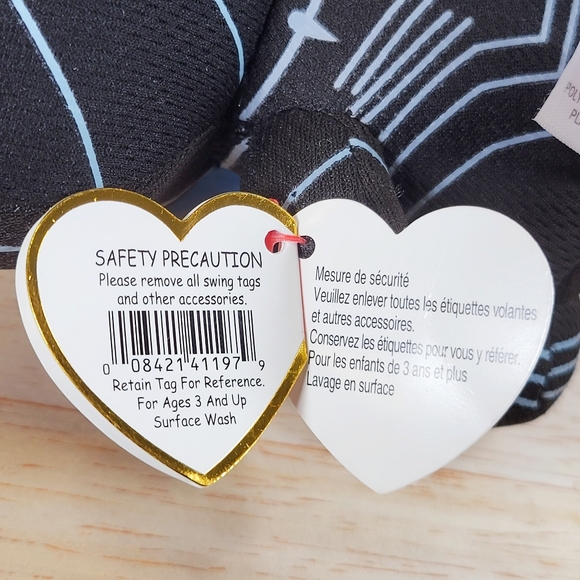 Original TY Beanie Babies Black Panther 5" UltraSoft Stuffed Disney Marvel Plush - Picture 5 of 8